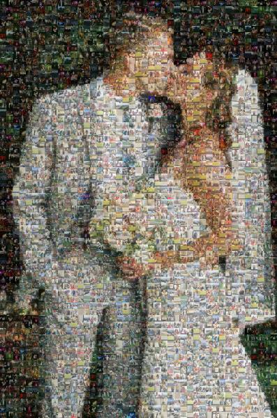 Wedding Anniversary photo mosaic