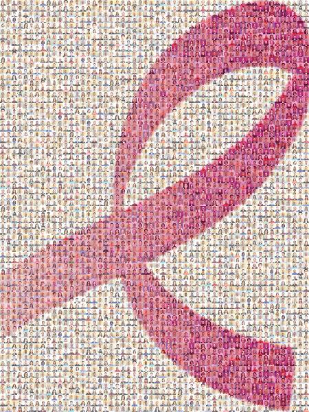 Breast Cancer Awareness photo mosaic