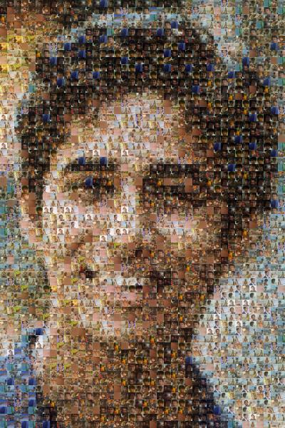 Pi Portrait photo mosaic
