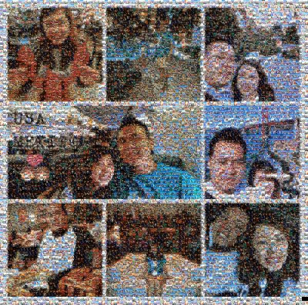 Couples Collage photo mosaic