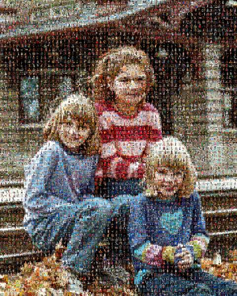 Three Sisters photo mosaic