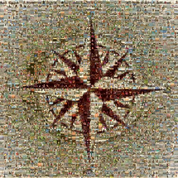 Compass  photo mosaic