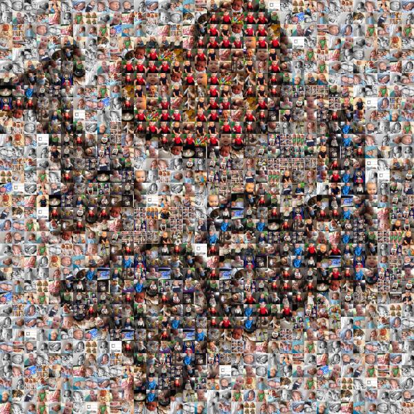 Father's Day photo mosaic