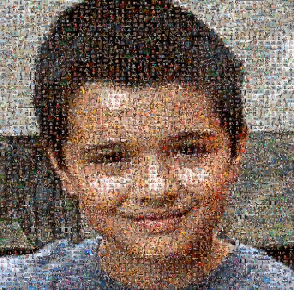 Young Boy photo mosaic
