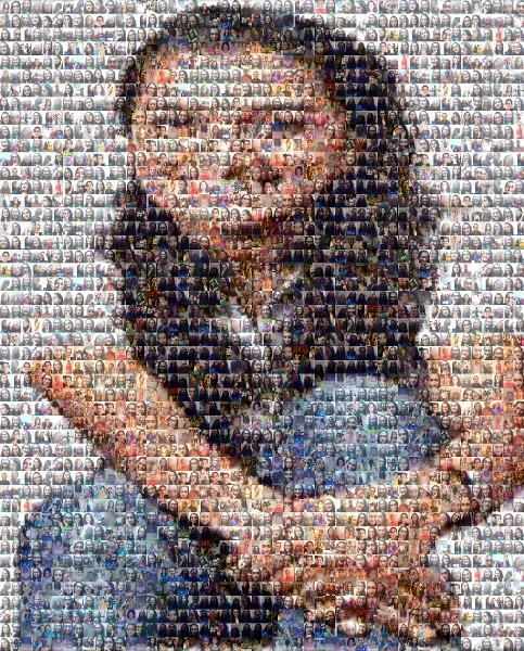 Portrait of a Girl photo mosaic