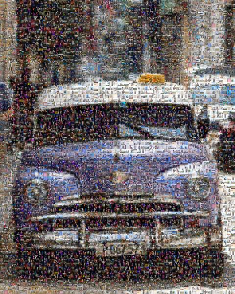 Taxi photo mosaic
