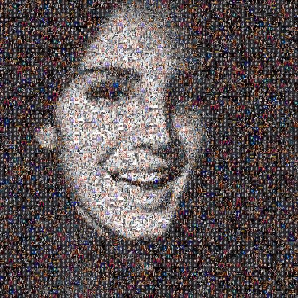 Lana Del Rey photo mosaic