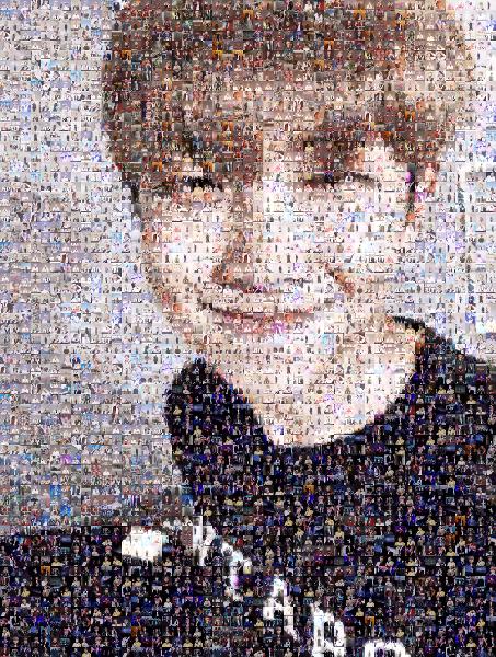 A Smiling Candid photo mosaic