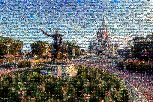 Disney World photo mosaic
