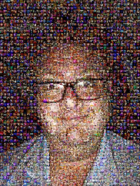 A Silly Selfie photo mosaic