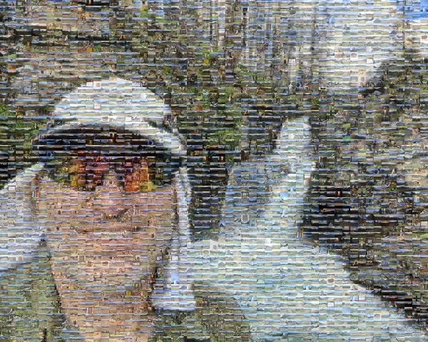 St. Mary Falls photo mosaic