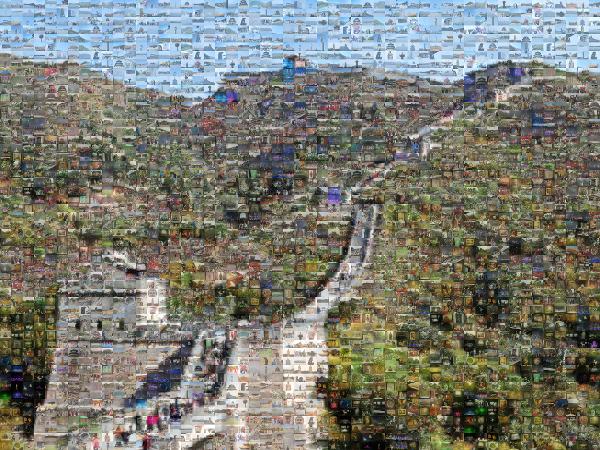 Juyong Pass photo mosaic