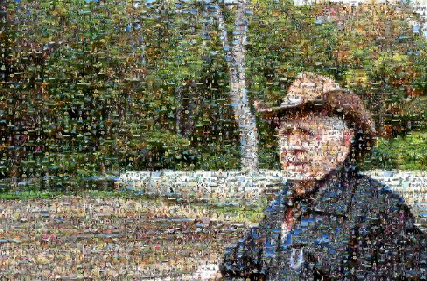 Cowboy Walt photo mosaic