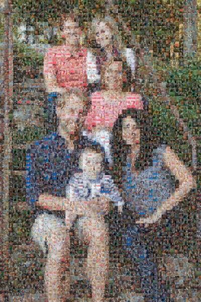Family Gathering photo mosaic
