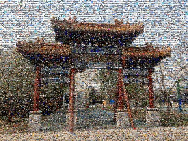Beijing photo mosaic