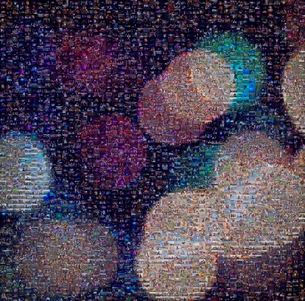 Night Life Lights photo mosaic