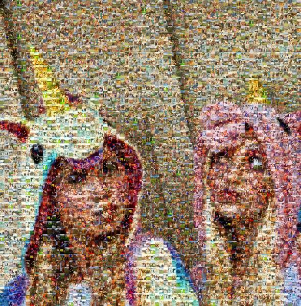 Halloween Selfie photo mosaic