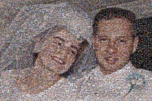 Old Wedding Photo photo mosaic