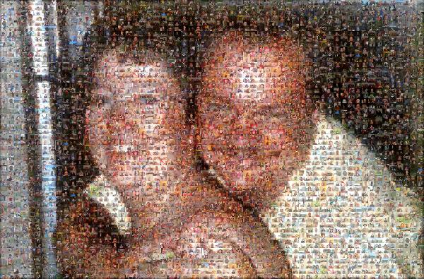 Happy Anniversary  photo mosaic