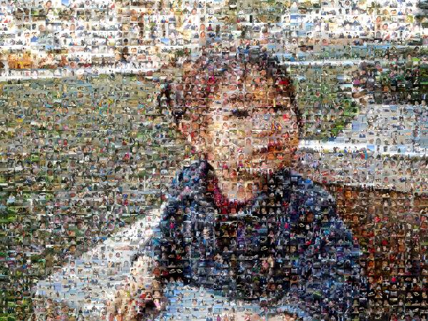 Daughter photo mosaic