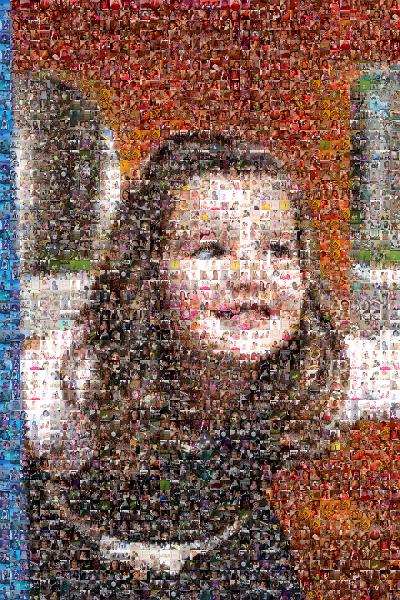 Smiling Little Girl photo mosaic