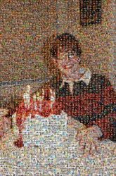 Happy Birthday birthdays cakes candles person portraits celebrate celebration glasses faces