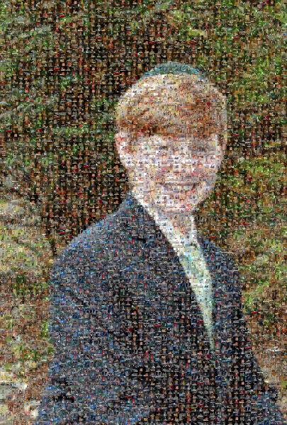 A Birthday Portrait photo mosaic
