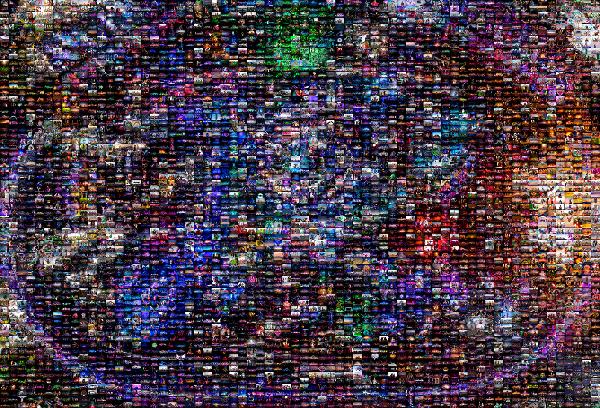 EDC Las Vegas photo mosaic