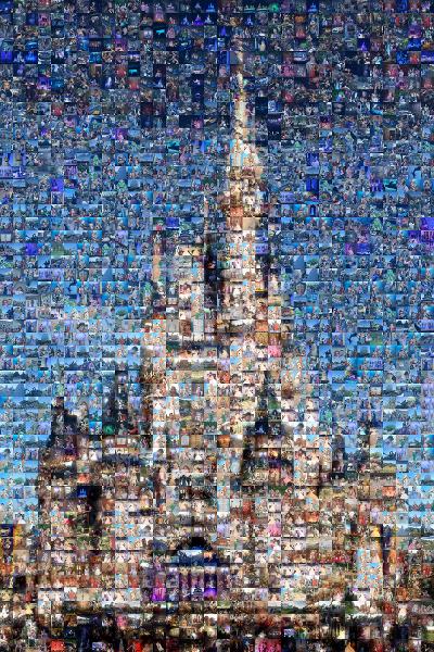 Magic Kingdom photo mosaic