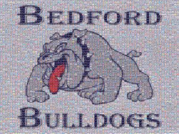 Bedford Bulldogs photo mosaic