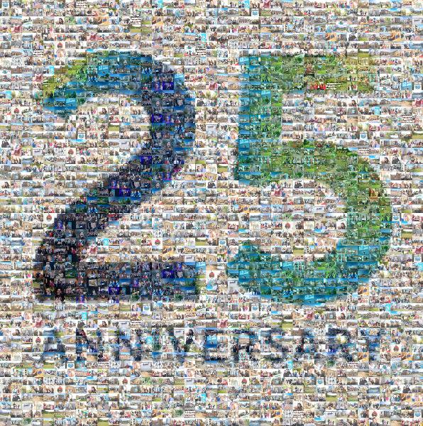 25th Anniversary photo mosaic