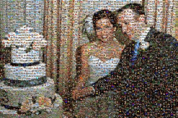 Wedding Cake photo mosaic