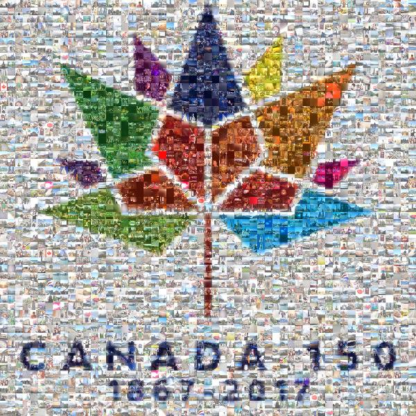 Explore Canada photo mosaic
