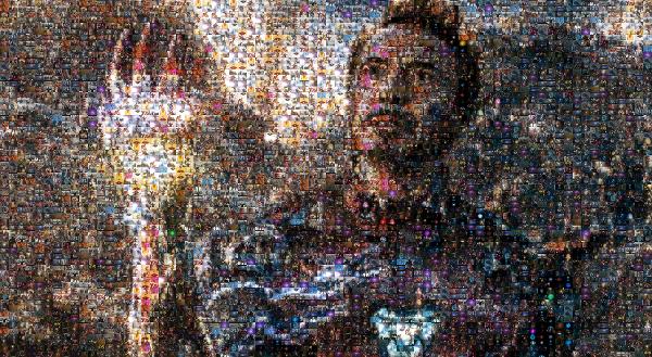 Robert Downey Jr. photo mosaic