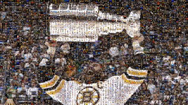 Boston Bruins photo mosaic