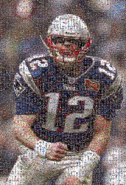 New England Patriots photo mosaic