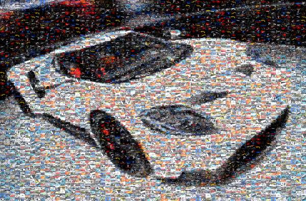 Sports Car photo mosaic