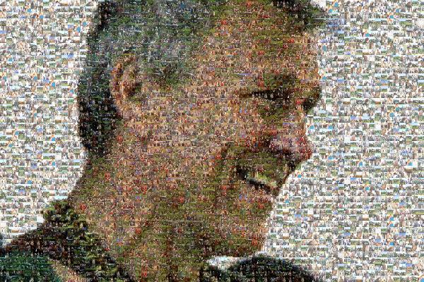 Portrait of an Actor photo mosaic