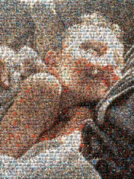 Happy Hug photo mosaic