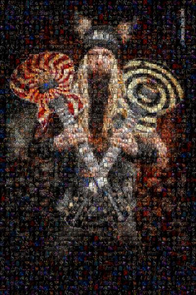 A Heavy Metal Musician photo mosaic