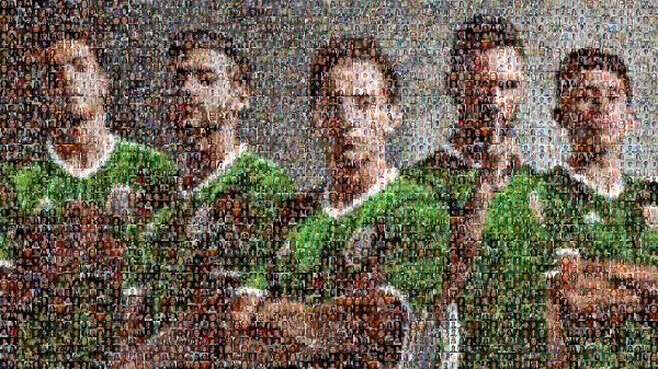 Soccer Team photo mosaic