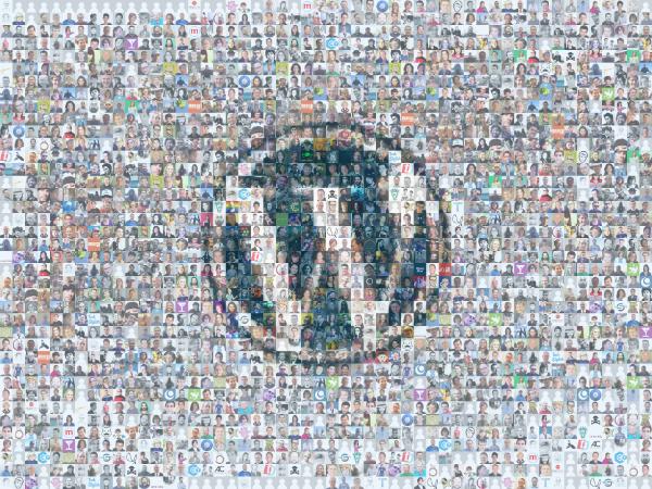 Wordpress Community Logo photo mosaic