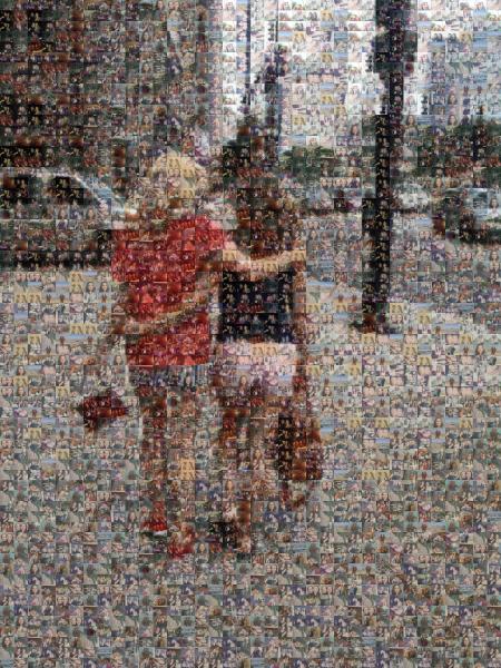 Best Friends photo mosaic