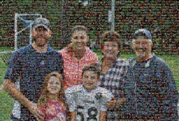 Family Portrait  photo mosaic