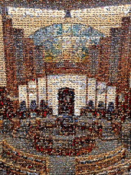 Temple photo mosaic