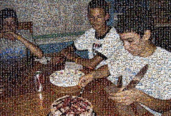 Friends photo mosaic