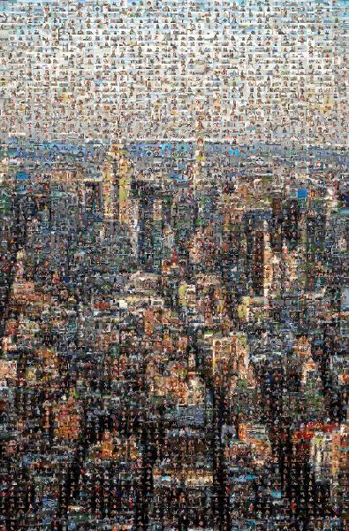 New York City photo mosaic