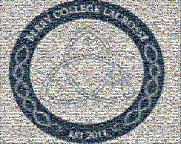 Berry College Lacrosse photo mosaic