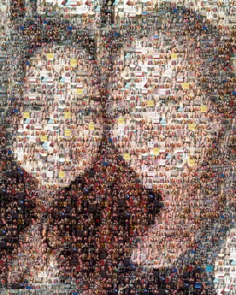 Two Smiling Friends photo mosaic