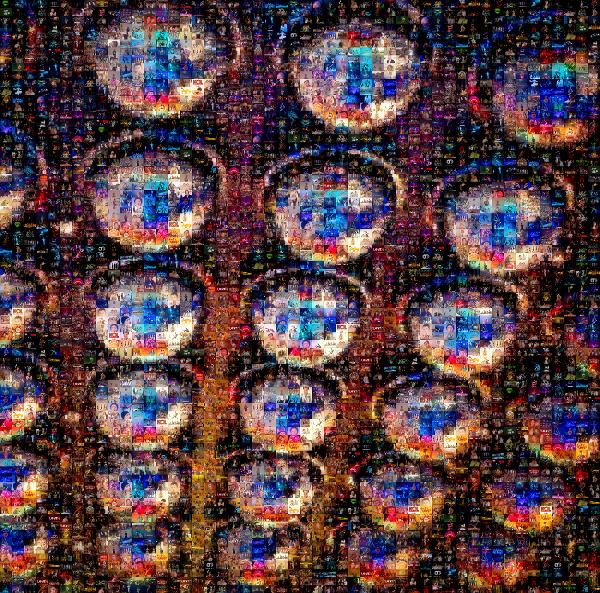 Bubble Ceiling photo mosaic
